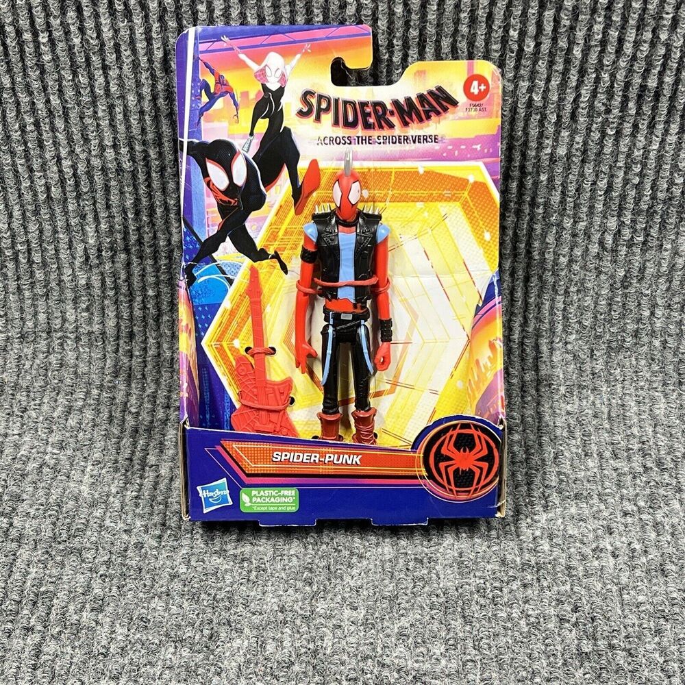 SPIDER-PUNK 6" Action Figure SpiderMan Across the Spider Verse 2022 Marvel NEW